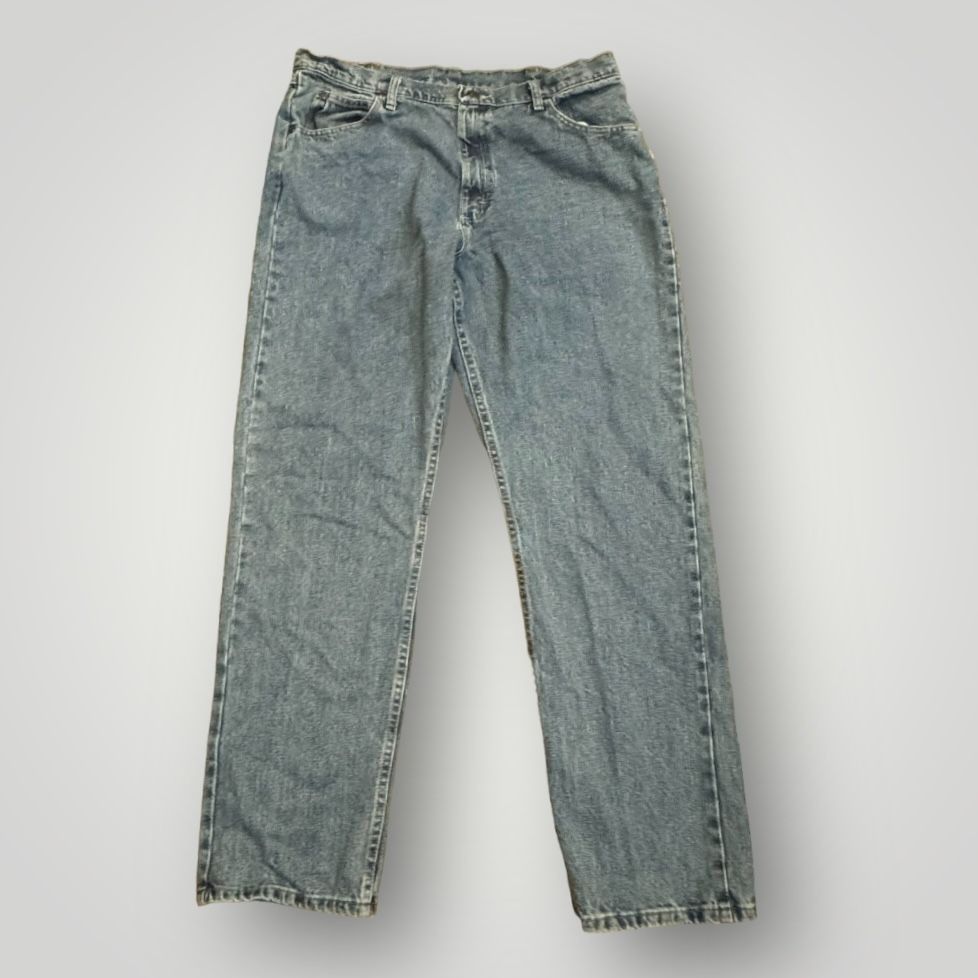 Wrangler Wrangler Men's Straight Cut Jeans 38x34 Size US 38 / EU 54 - 2 Thumbnail