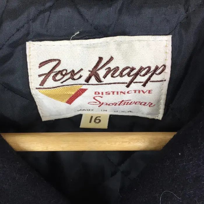 Vintage Vtg FOX KNAPP Made In USA Peacoat Jacket Blazer Sport Coat Size S / US 4 / IT 40 - 5 Thumbnail
