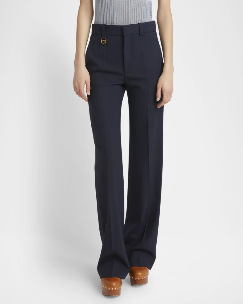 Chloe o1y0825 Casual Pant in Midnight Blue Size 27" / US 4 / IT 40 - 3 Thumbnail