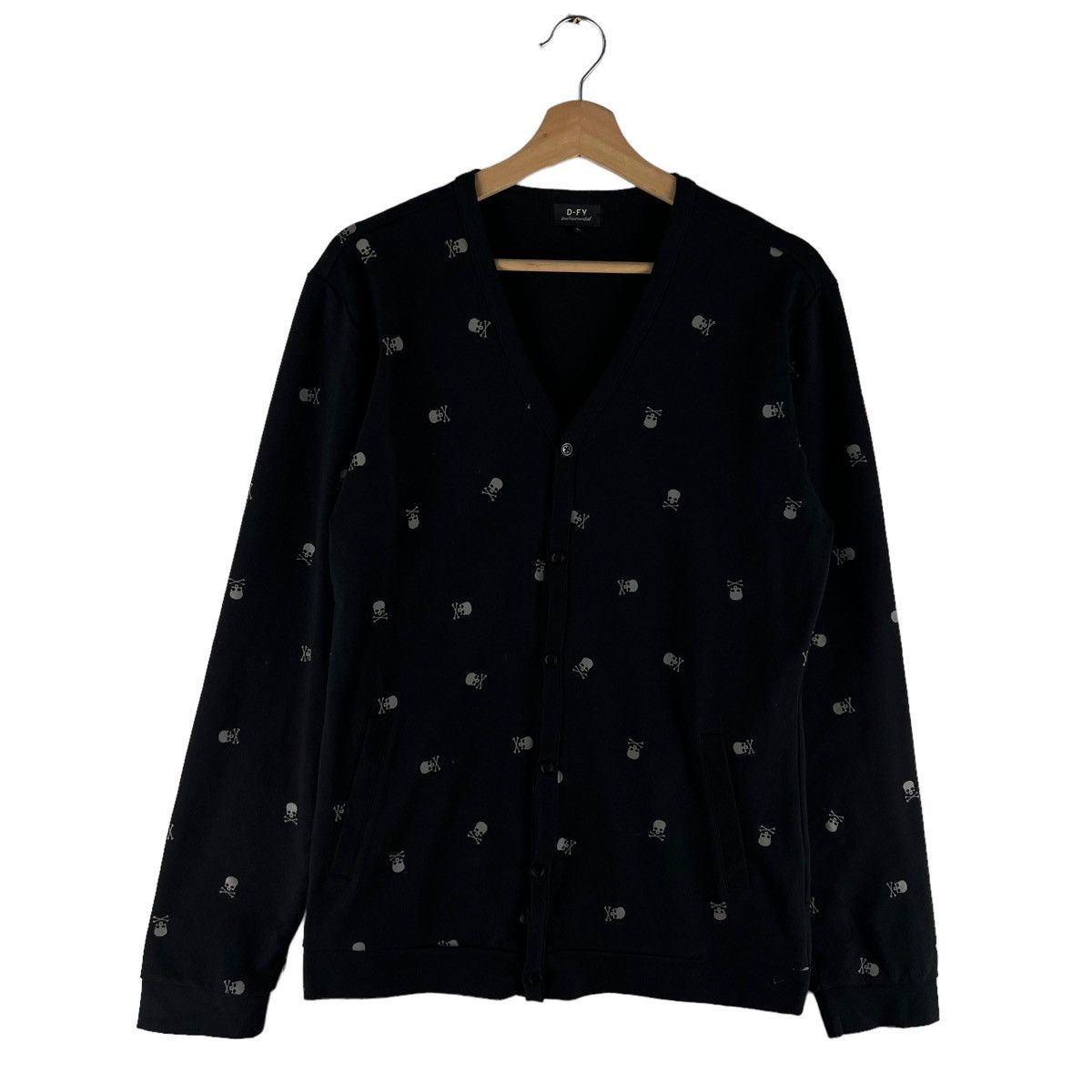 Japanese Brand 🔥Long Sleeve D-FY Instrumental Skeleton Full Print Size US L / EU 52-54 / 3 - 1 Thumbnail