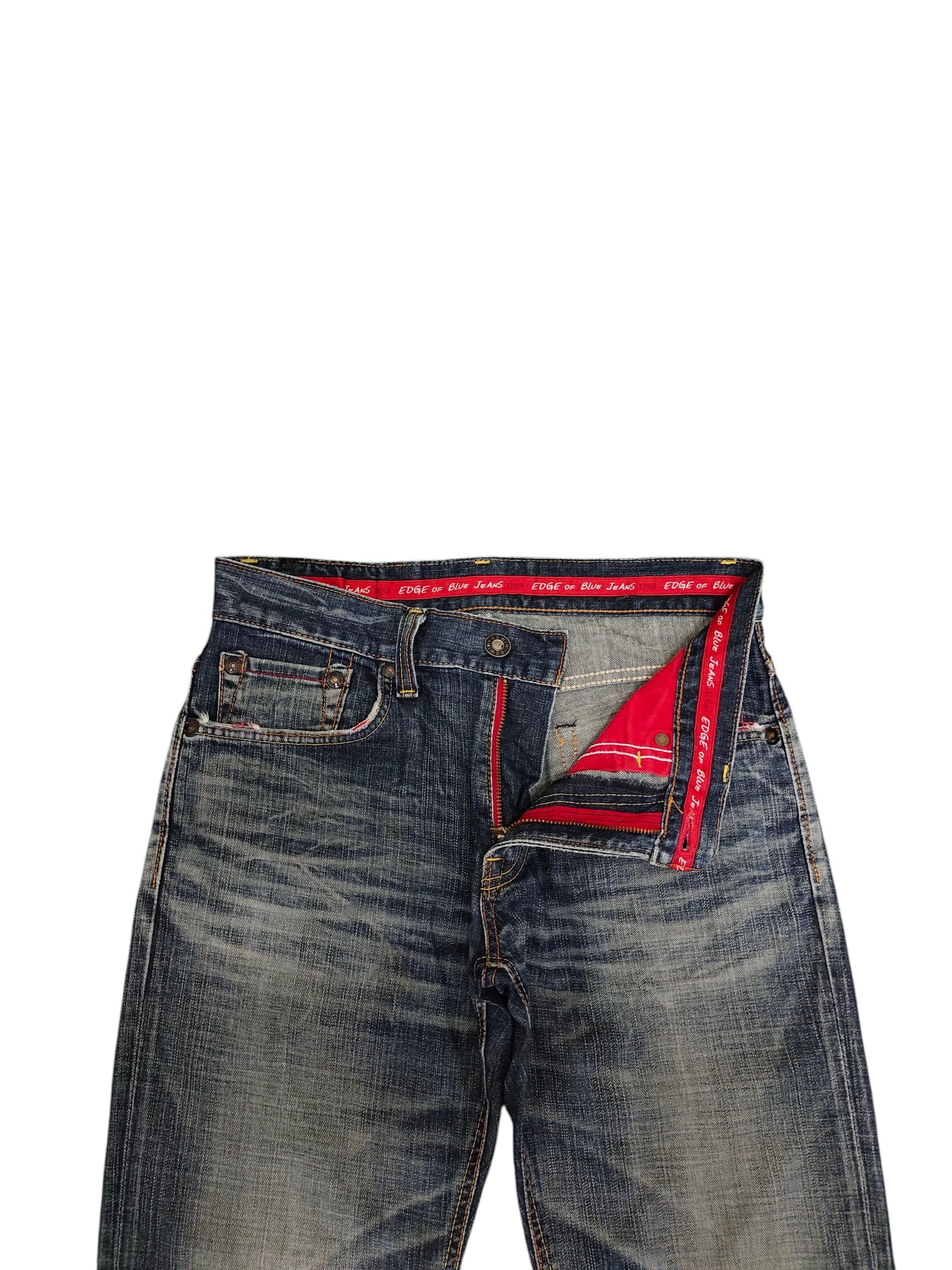 Comme des Garcons × Undercover Edwin 503 Regular Clawmark Distress Faded Denim Jeans Size US 31 - 7 Thumbnail