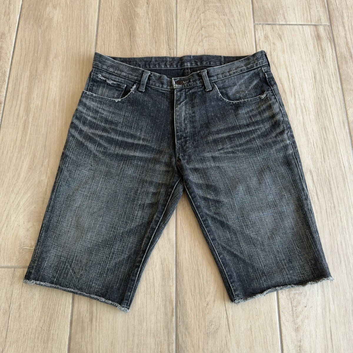 Number nine ナンバーナイン SS08 ペインハートデニム OLD SS08 Number Nine Pain Denim Sand Mud Wash Denim jeans Size 4