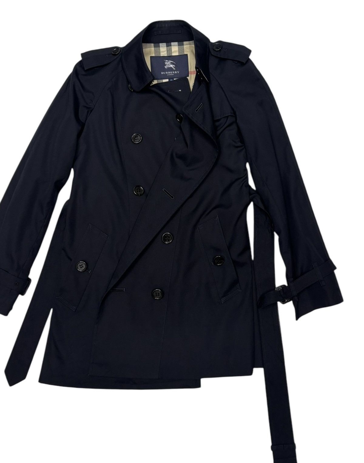Burberry 🔥BURBERRY KENSINGTON DOUBLE BREASTED TRENCH COAT BELTED Size S / US 4 / IT 40 - 10 Thumbnail