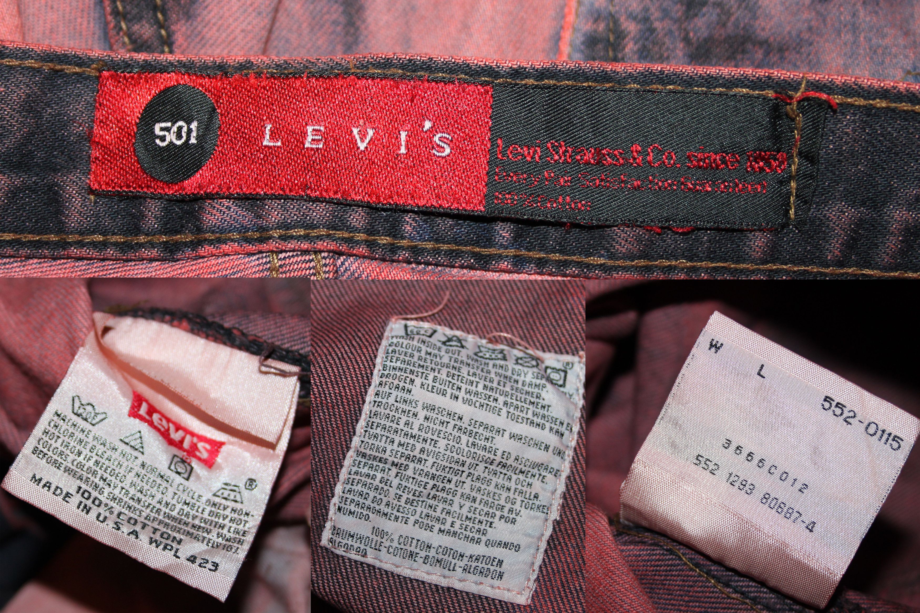 Levi's Vintage Levis 501 Jeans Pant Made in USA Size US 33 - 5 Thumbnail