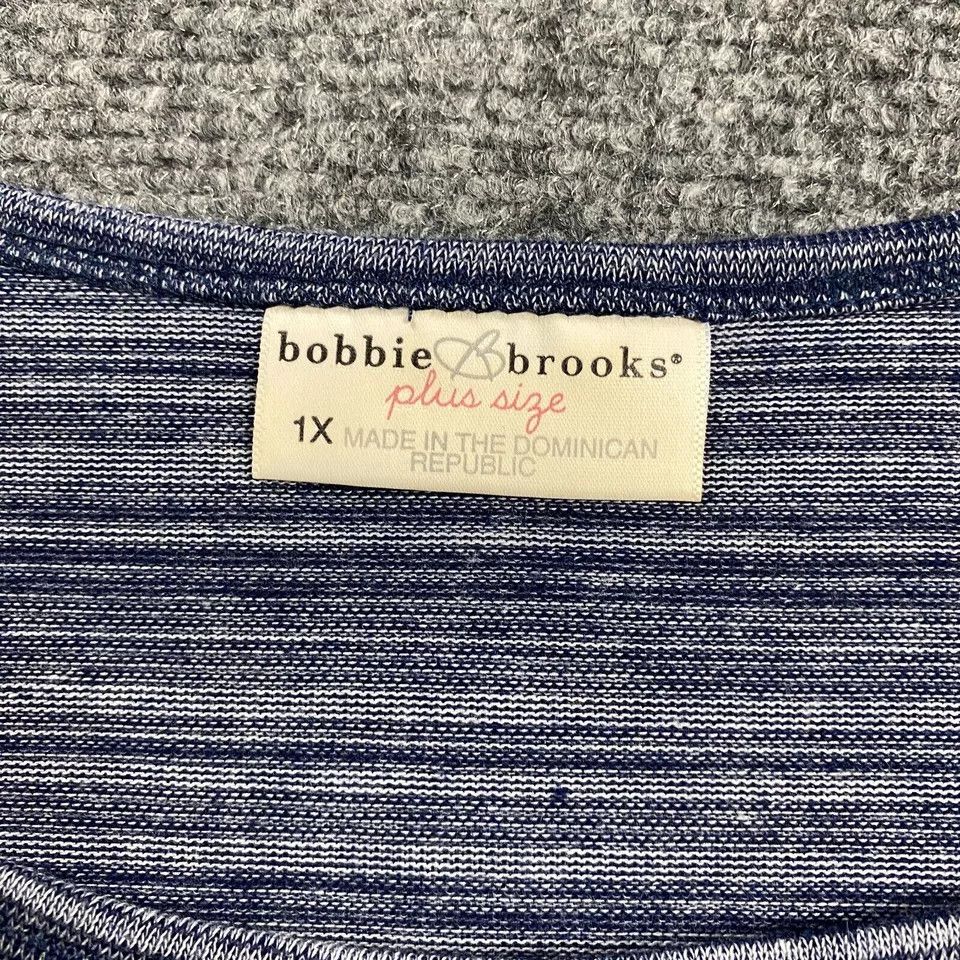 Other Bobbie Brooks Top Women's 1X Plus Striped Adults Size XL / US 12-14 / IT 48-50 - 3 Thumbnail