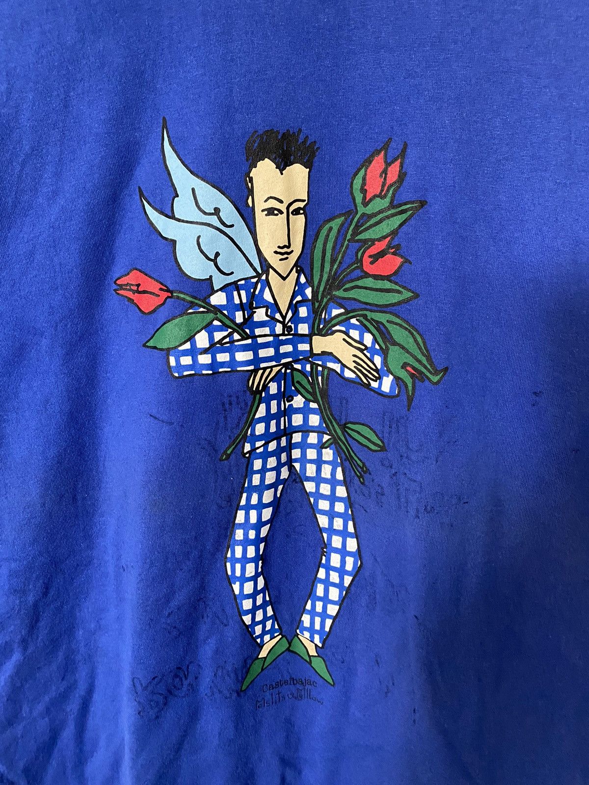 Iceberg × Japanese Brand × Jean Charles De Castelbajac 1990s iconic portrait ls Size US L / EU 52-54 / 3 - 3 Thumbnail