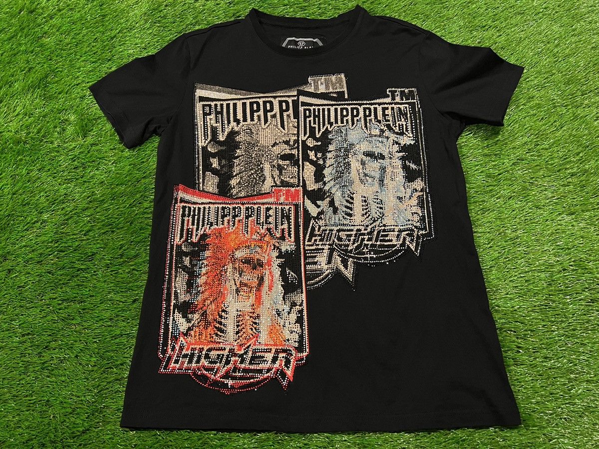 Other PHILIPP PLEIN Platinum Cut - Skulls Spell Out All Over Print Size US L / EU 52-54 / 3 - 1 Thumbnail