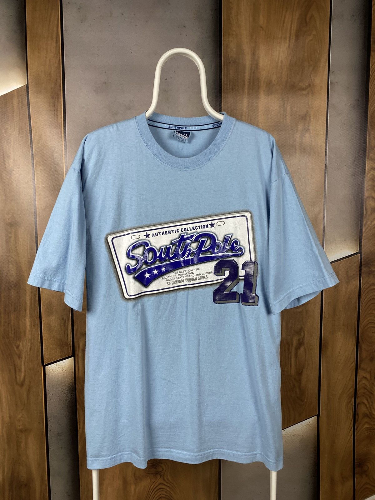 Southpole ⚾️Vintage T-Shirt South Polo Baseball Big 3D Logo VTG Tee⚾️ Size US L / EU 52-54 / 3 - 1 Thumbnail
