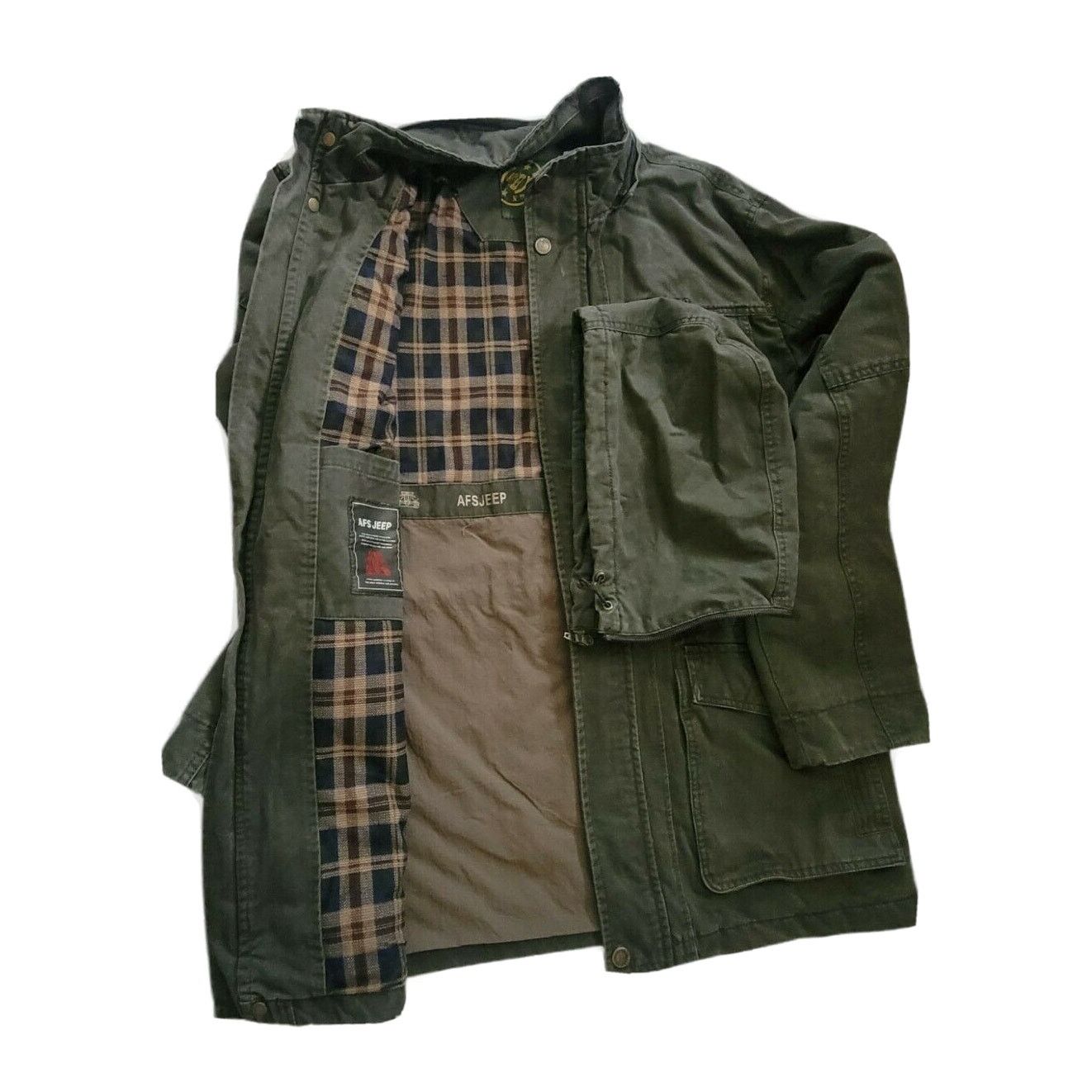 Jeep AFS Jeep Hooded & Lined Men Military Jacket Size XXL Size US XXL / EU 58 / 5 - 8 Thumbnail