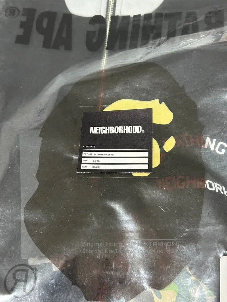 Bape NEIGHBORHOOD x BAPE Shark Hoodie. Size US L / EU 52-54 / 3 - 6 Thumbnail