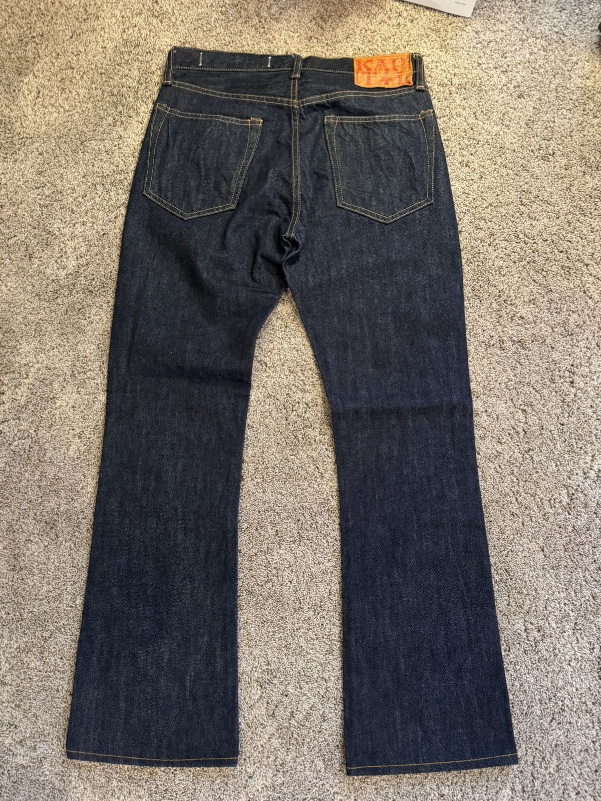 Kapital Kapital Blue Hands Flared Denim Jeans Size US 29 - 2 Thumbnail
