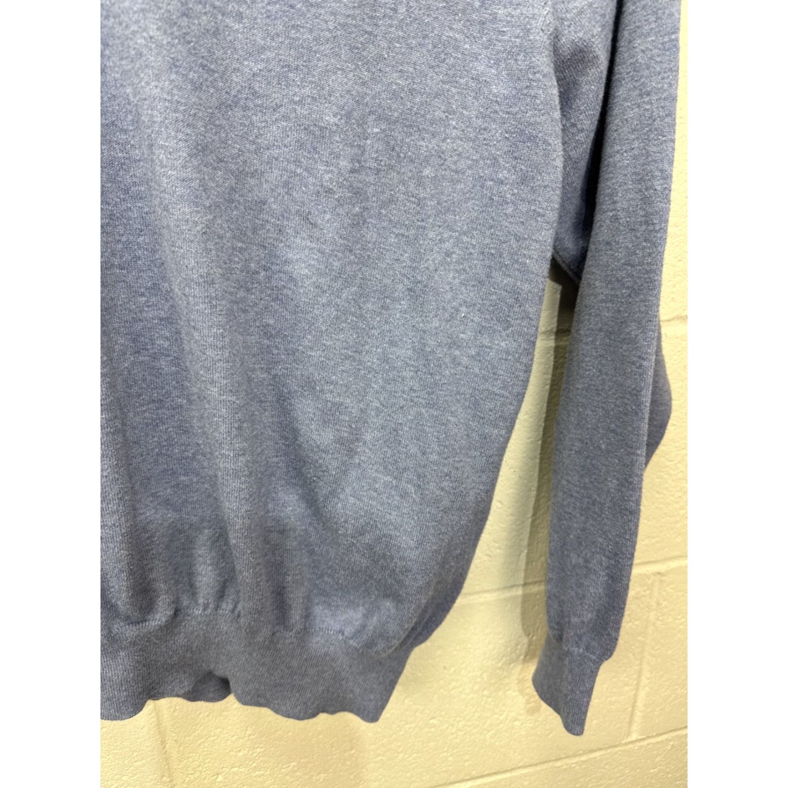 Polo Ralph Lauren VINTAGE Polo Ralph Lauren Sweater Mens XL Blue Cotton V-Neck Casual Preppy Knit Pullover Size US XL / EU 56 / 4 - 7 Thumbnail
