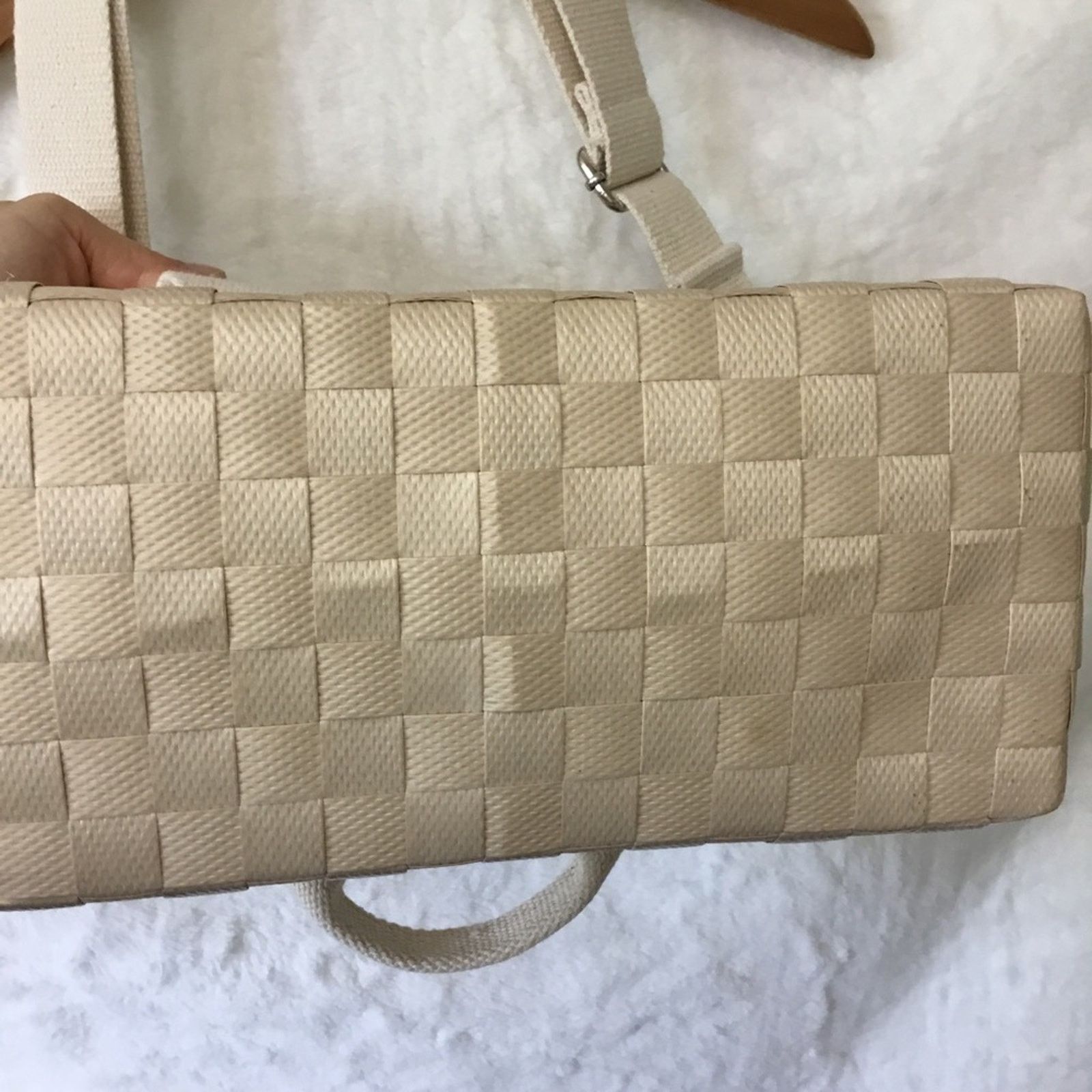 Other Beige Handwoven Crossbody Shoulder Bag Size ONE SIZE - 10 Thumbnail