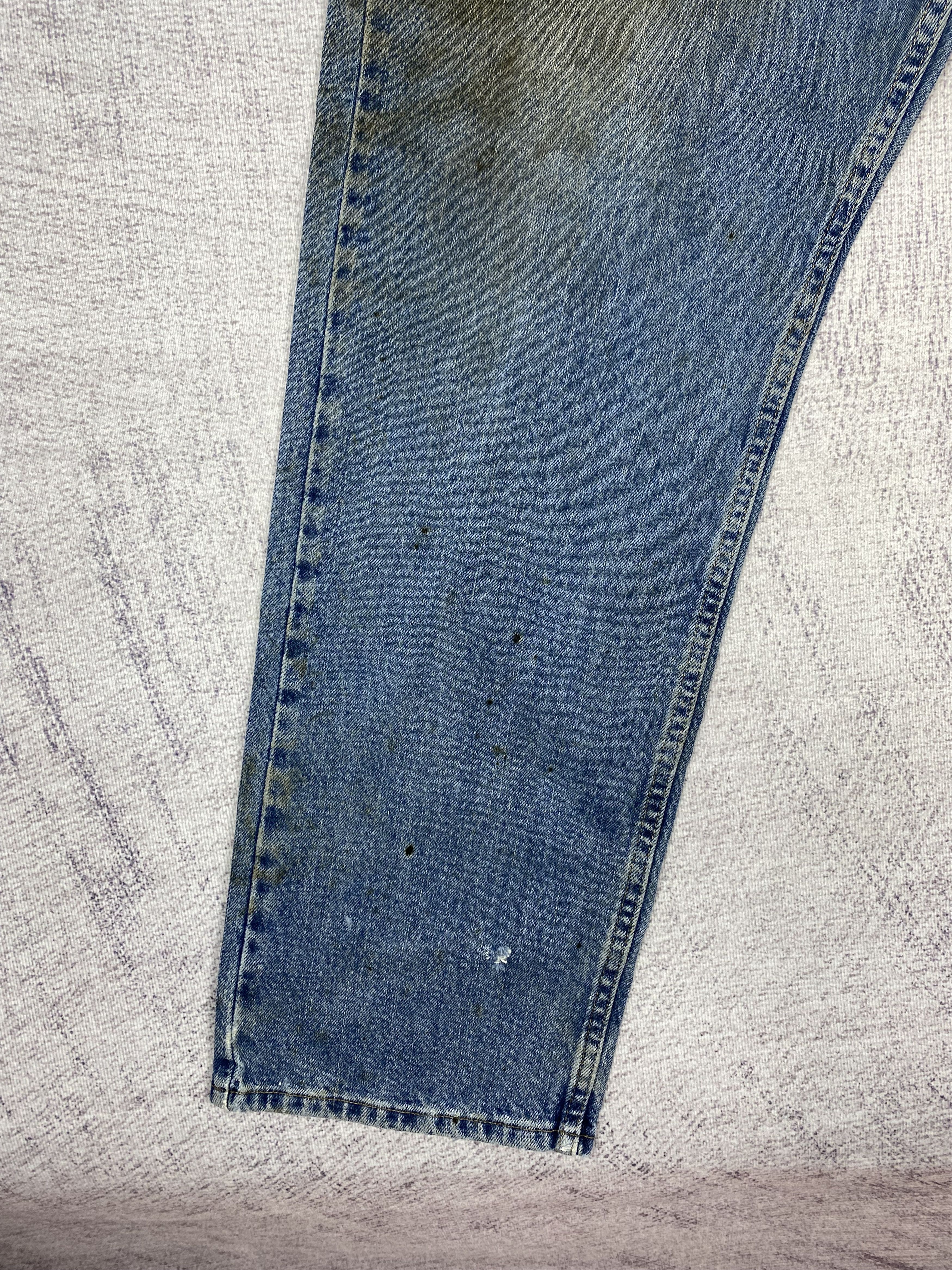 Wrangler Vintage Wrangler Distressed Blue Denim Jeans P0486 Size US 38 / EU 54 - 6 Thumbnail