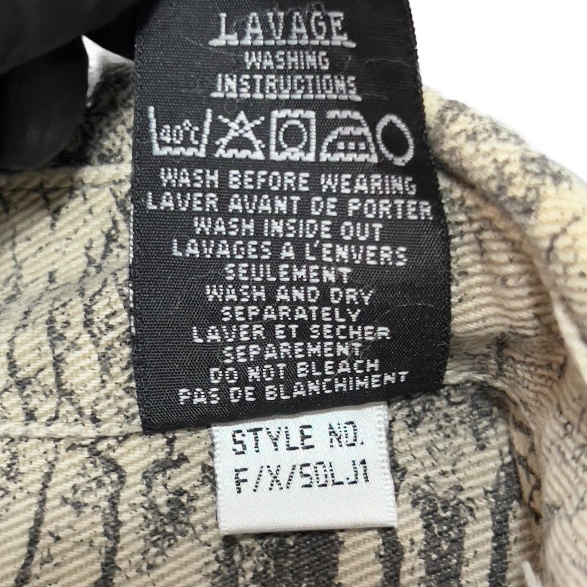 Pelle Pelle PELLE PELLE by Marc Buchanan 90 Crocodile Print Denim Jacket Size US XXL / EU 58 / 5 - 6 Thumbnail