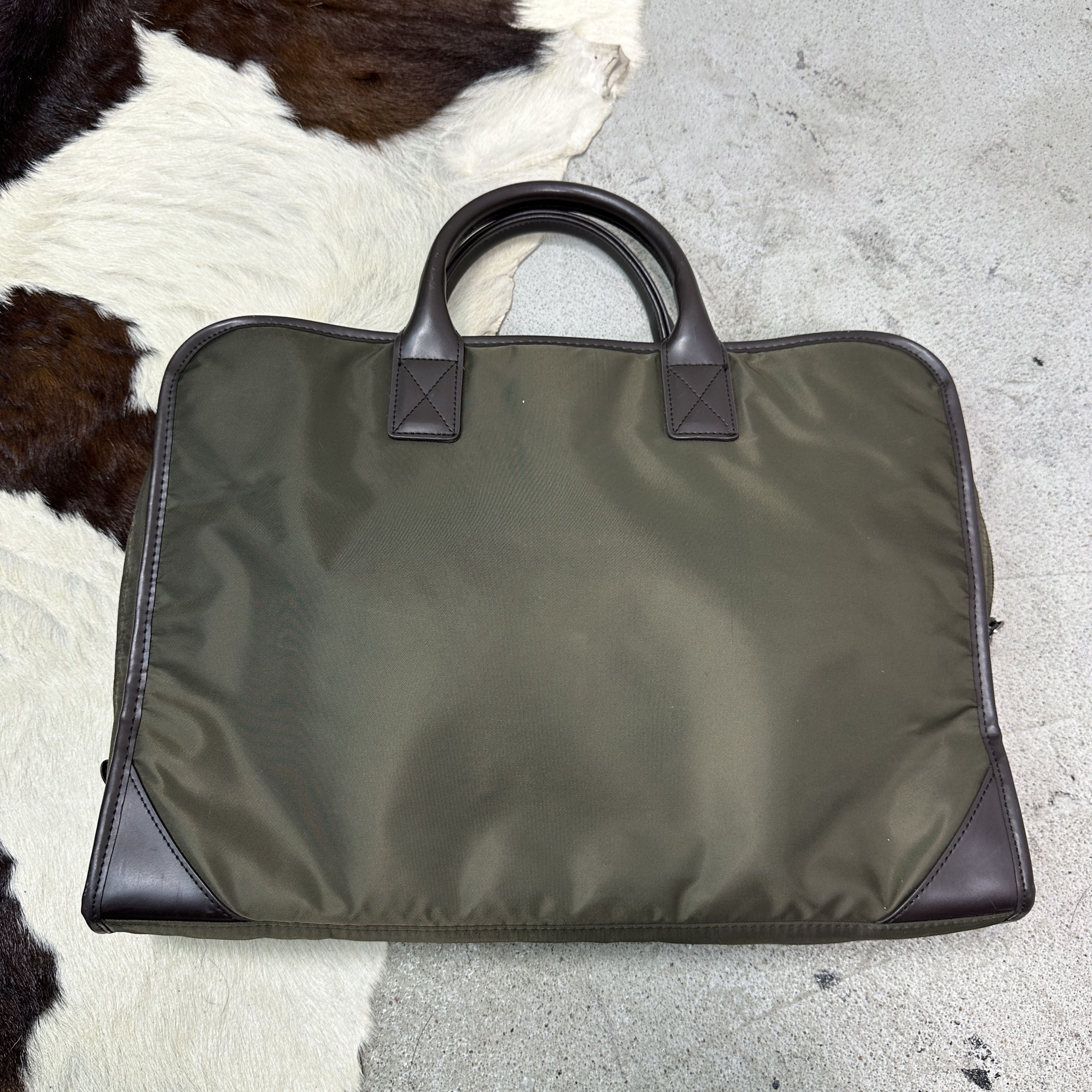 Vintage Vintage Military Nylon Unisex Briefcase Bag Y2K Size ONE SIZE - 5 Thumbnail