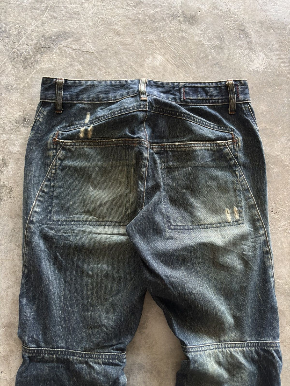 Marithe + Francois Girbaud MARITHE FRANCOIS GIRBAUD MFG biker jeans distressed vintage Size US 30 / EU 46 - 18 Thumbnail