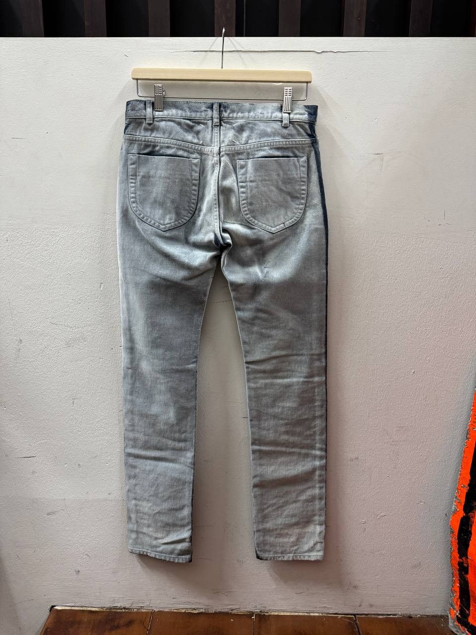 Maison Margiela AW09 Maison Martin Margiela Flocked White Paint Denim Size US 30 / EU 46 - 3 Thumbnail