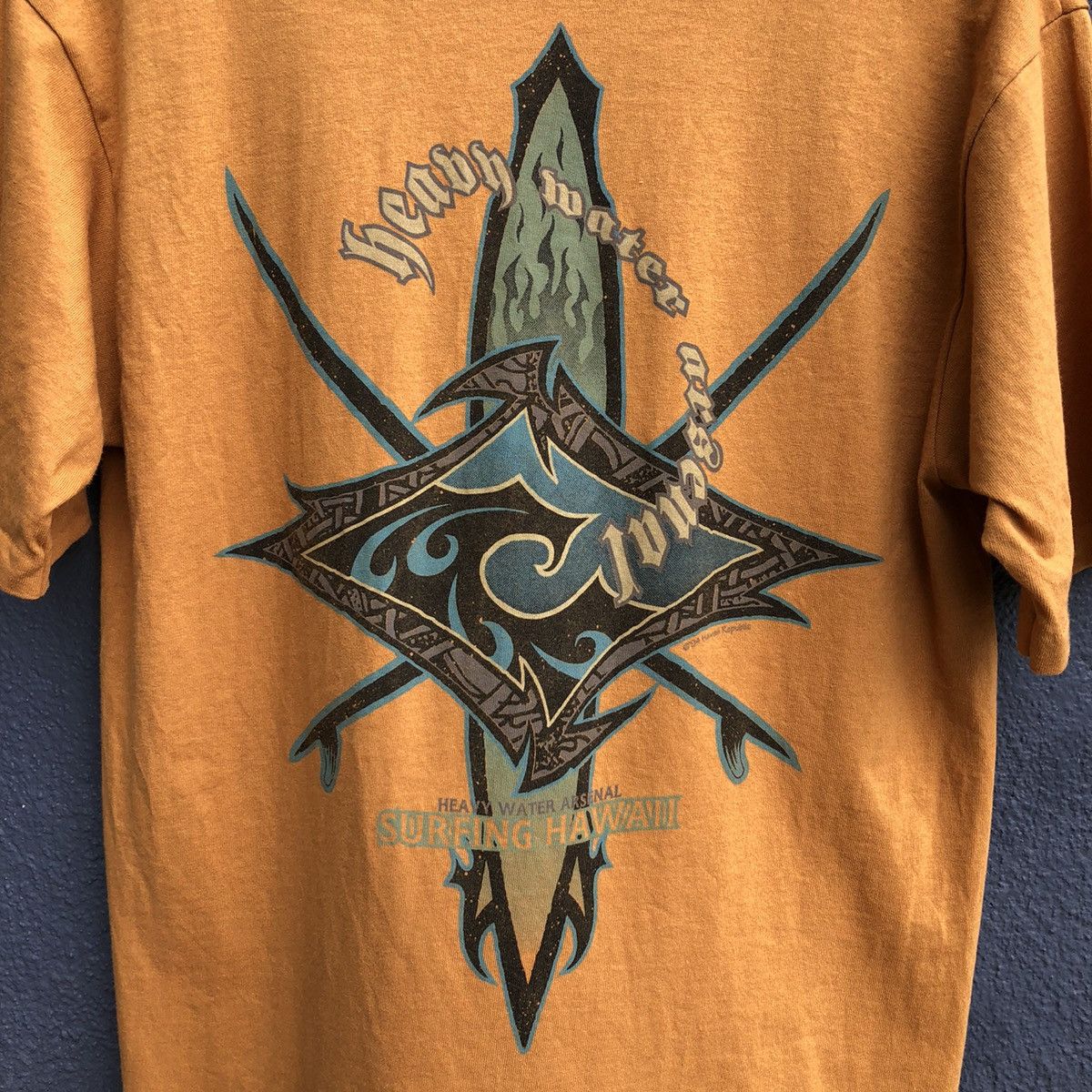 Anvil Vintage 90s Surfing Hawaii Tshirt Size US M / EU 48-50 / 2 - 2 Thumbnail