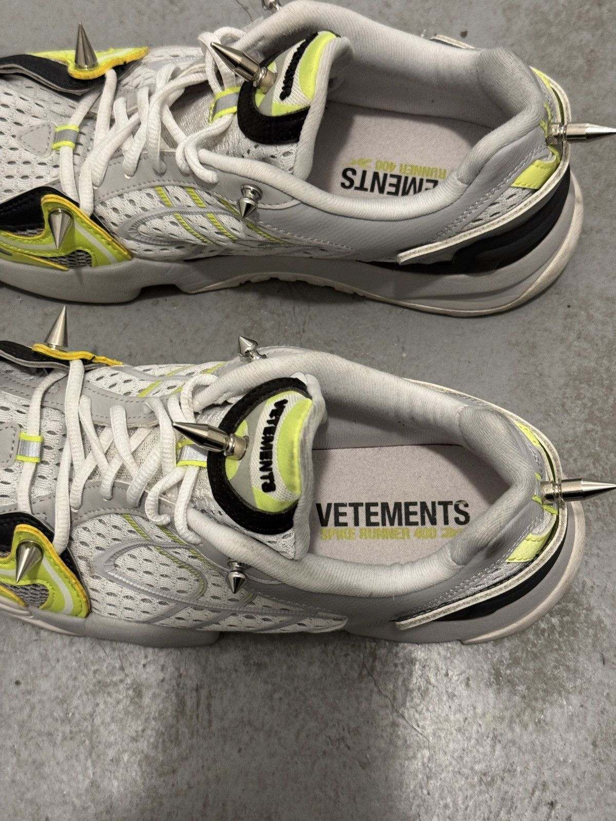 Reebok × Vetements *RARE* VETEMENTS DEMNA RUNWAY REEBOK SPIKE RUNNERS SNEAKERS Size US 8 / EU 41 - 8 Thumbnail