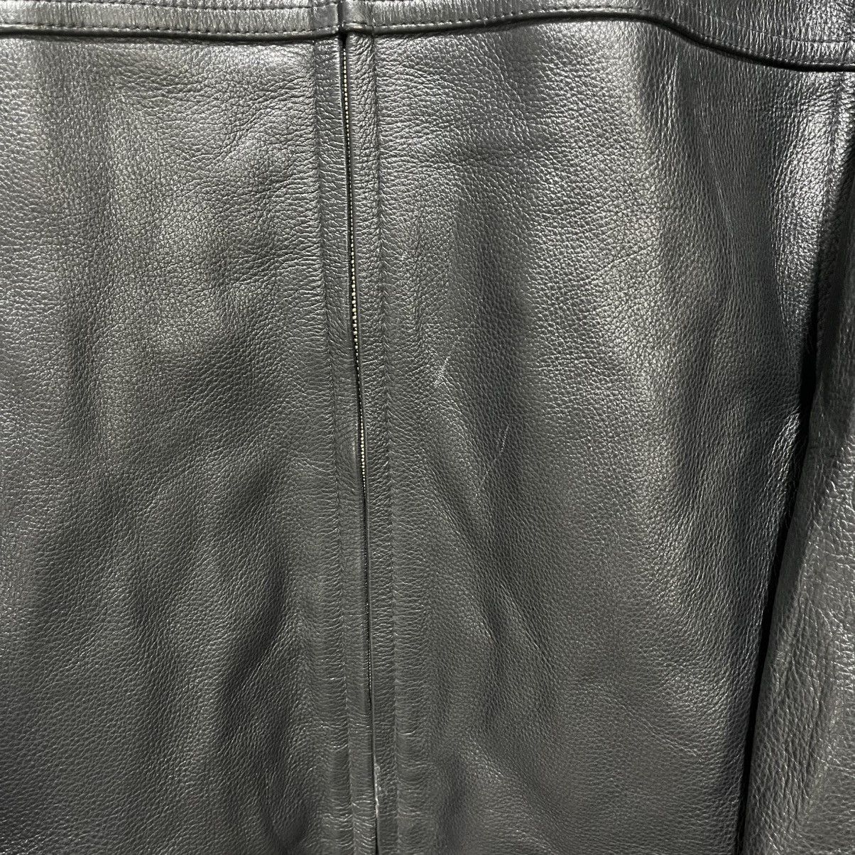 Harley Davidson VINTAGE HARLEY DAVIDSON AURORAL SKULL GRUNGE LEATHER JACKET Size US XL / EU 56 / 4 - 6 Thumbnail