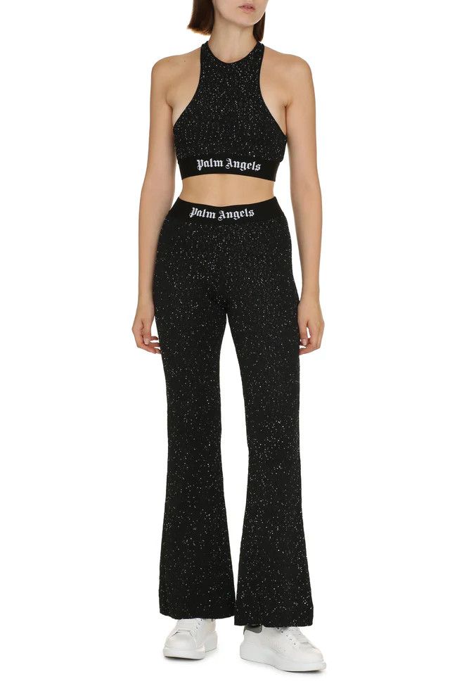 Palm Angels o1y1225 Crop Top in Black Size XXS / US 00 / IT 34 - 3 Thumbnail