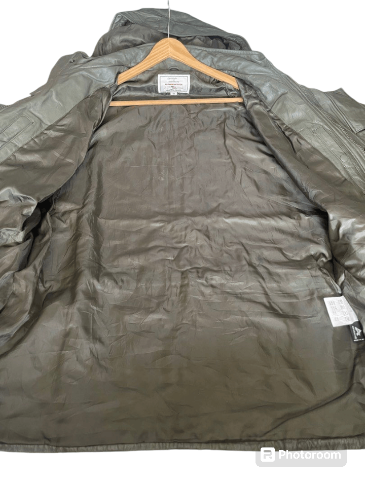 Avirex × Designer Avirex usa leather parka jacket Size US M / EU 48-50 / 2 - 2 Thumbnail