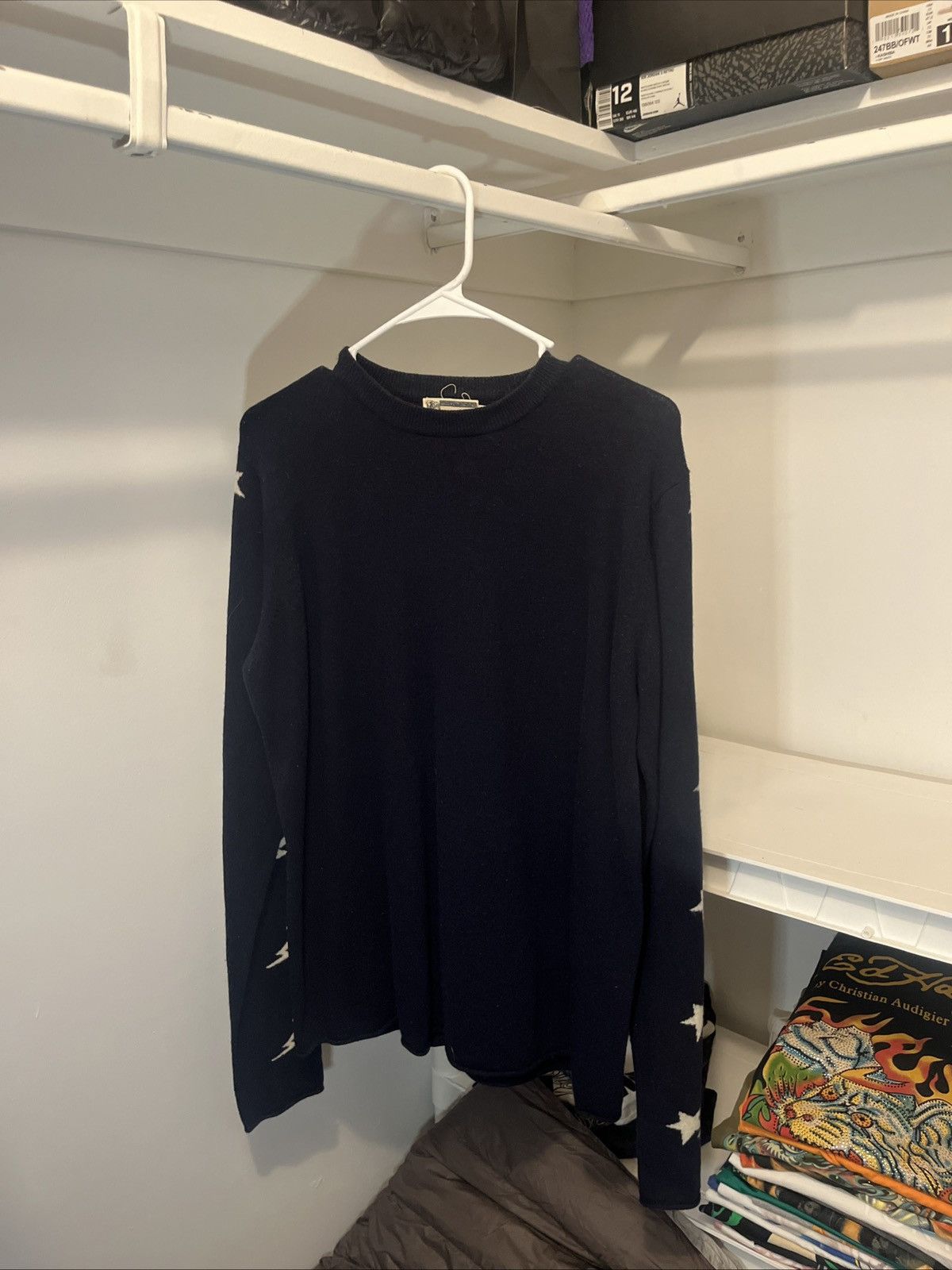 Bape Vintage A Bathing Ape Star Sweater Size US XL / EU 56 / 4 - 2 Thumbnail