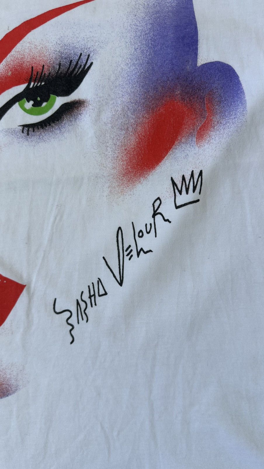 Vintage VINTAGE SASHA VELOUR DRAG QUENN TEE Size US M / EU 48-50 / 2 - 4 Thumbnail