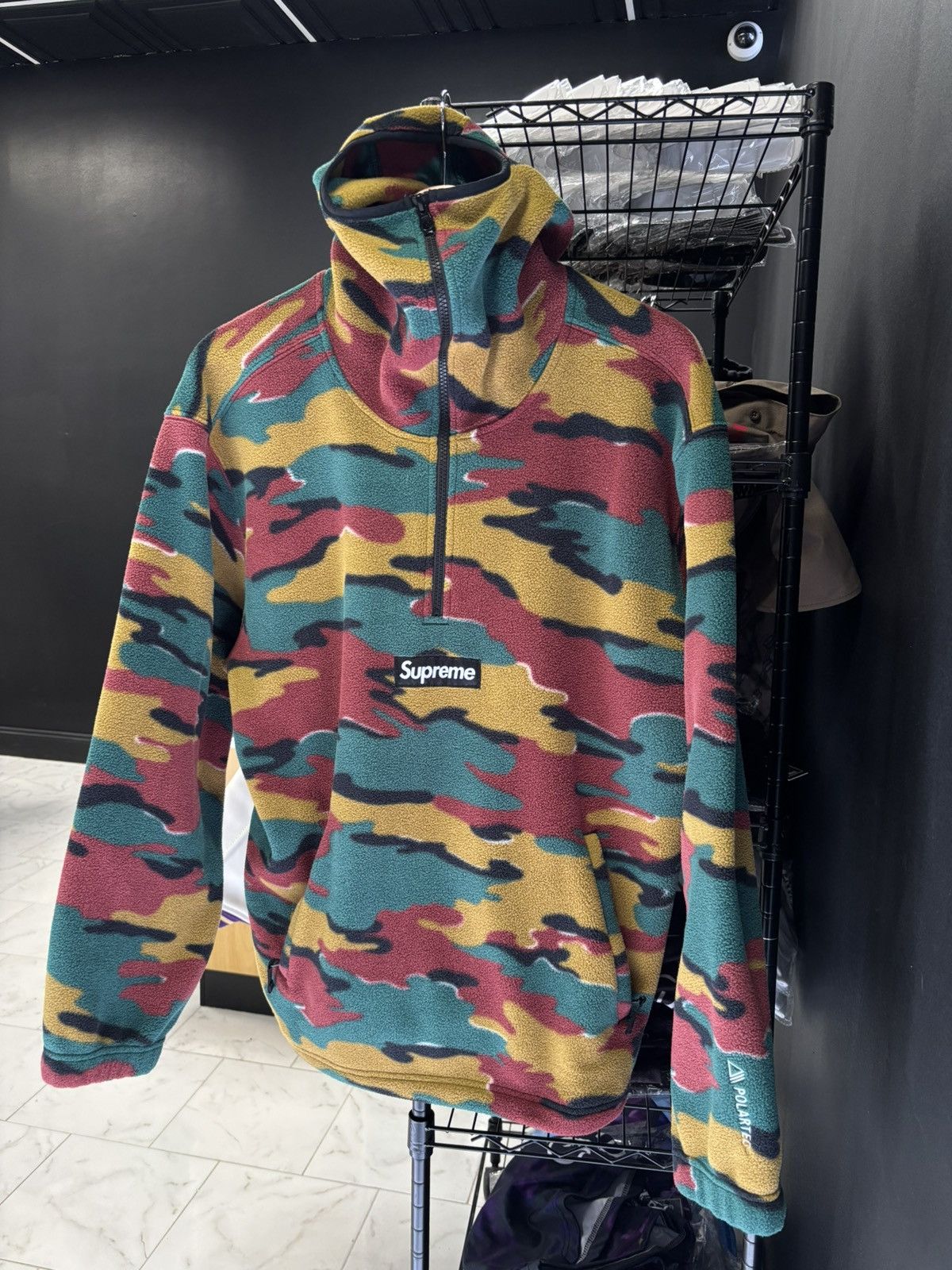 Supreme Supreme Camo Facemask hoodie FW23 Size US L / EU 52-54 / 3 - 1 Thumbnail