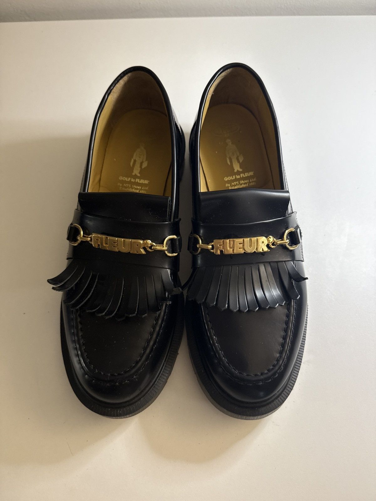 Tyler The Creator GOLF le FLEUR* x Solovair Black Chain Loafers Size US 8.5 / EU 41-42 - 1 Thumbnail