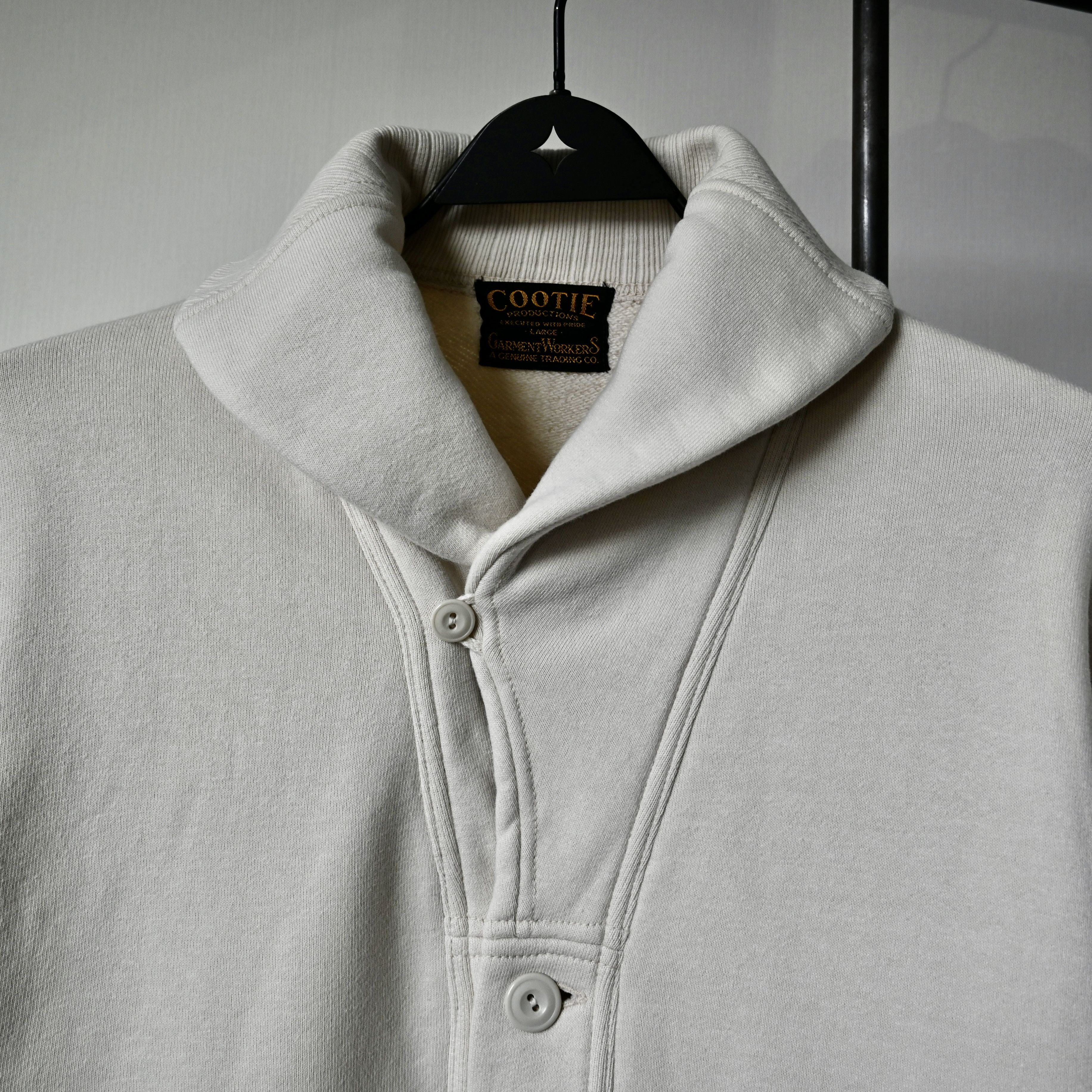 Japanese Brand COOTIE PRODUCTIONS shawl collar sweat cardigan made in Japan Size US L / EU 52-54 / 3 - 13 Thumbnail