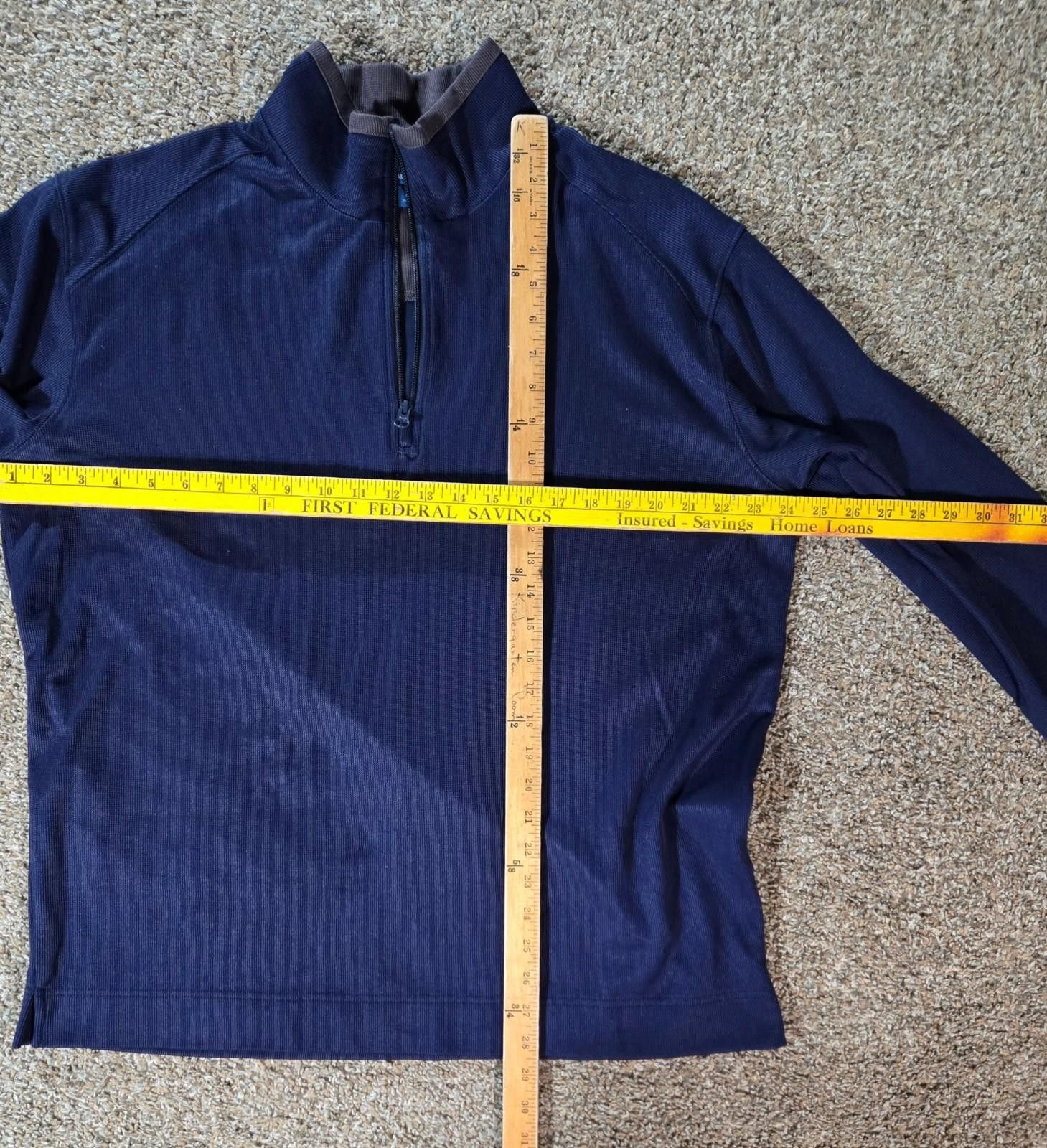 Port Authority AprilAire Port Authority 1/4 zip blue XL sweatshirt Size US XL / EU 56 / 4 - 2 Thumbnail