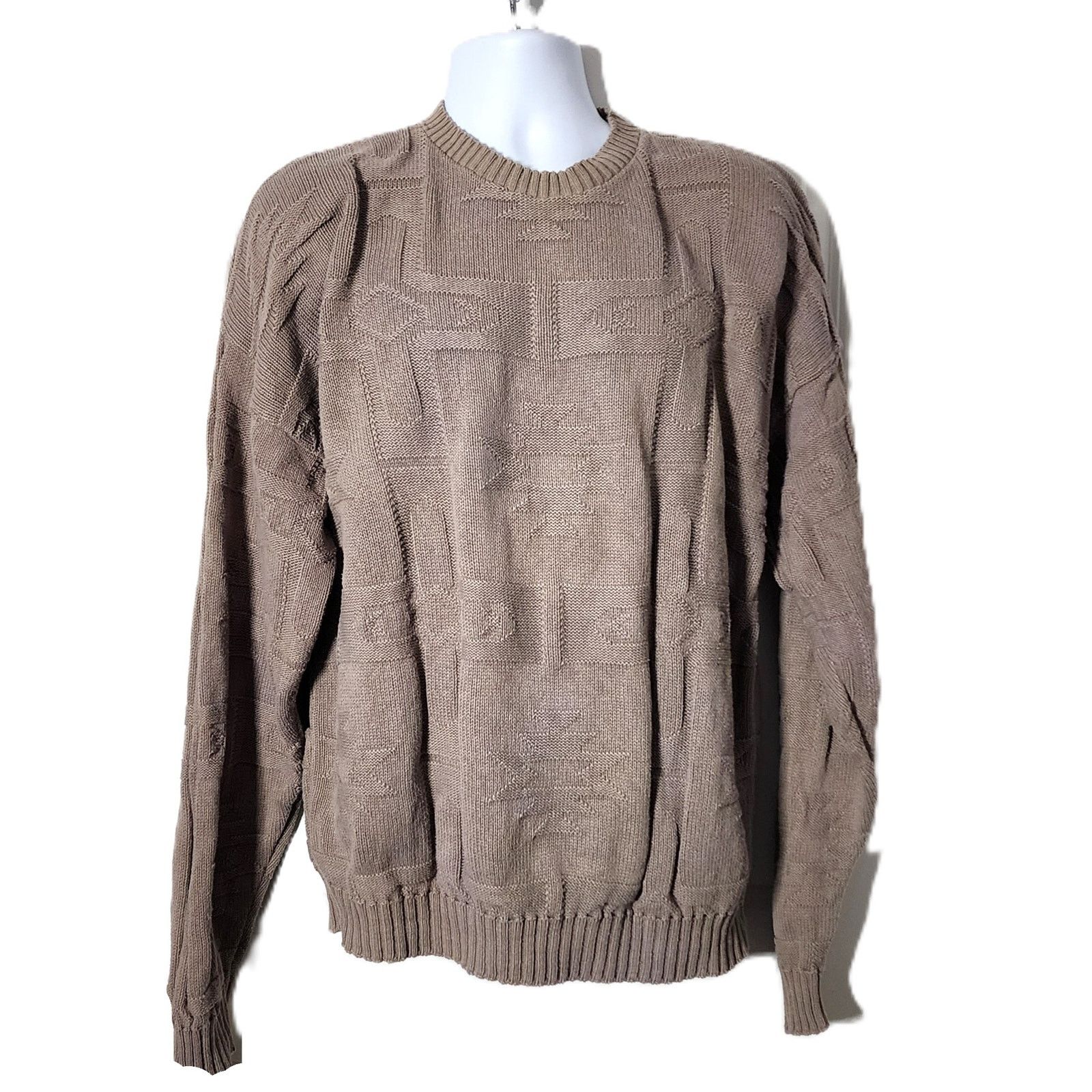 Orvis Orvis Aztec Crew Neck Cable Knit Sweater XXL Size US XXL / EU 58 / 5 - 1 Thumbnail