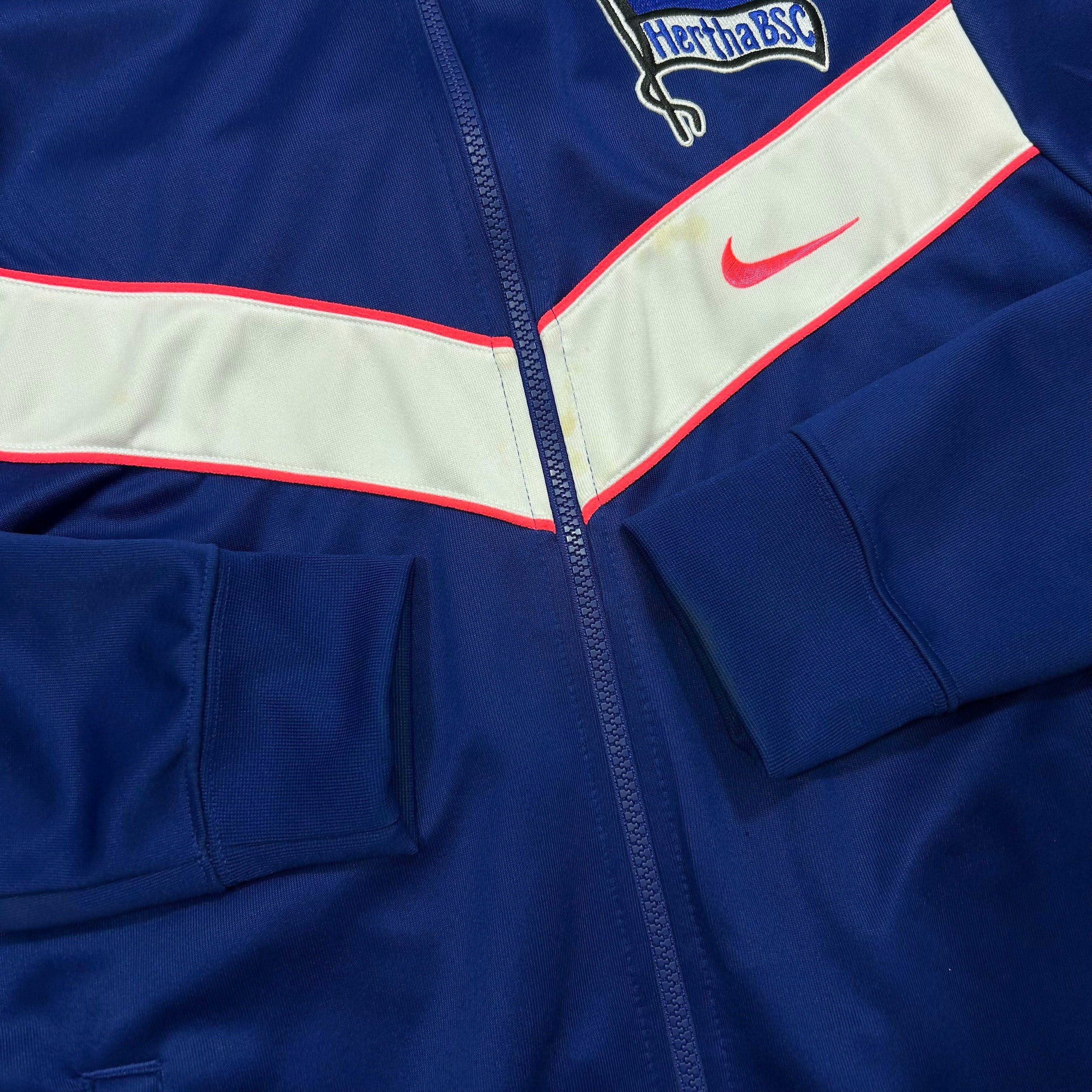Nike Nike Hertha BSC Berlin Blue Zip Track Jacket Men's Size L Size US L / EU 52-54 / 3 - 5 Thumbnail