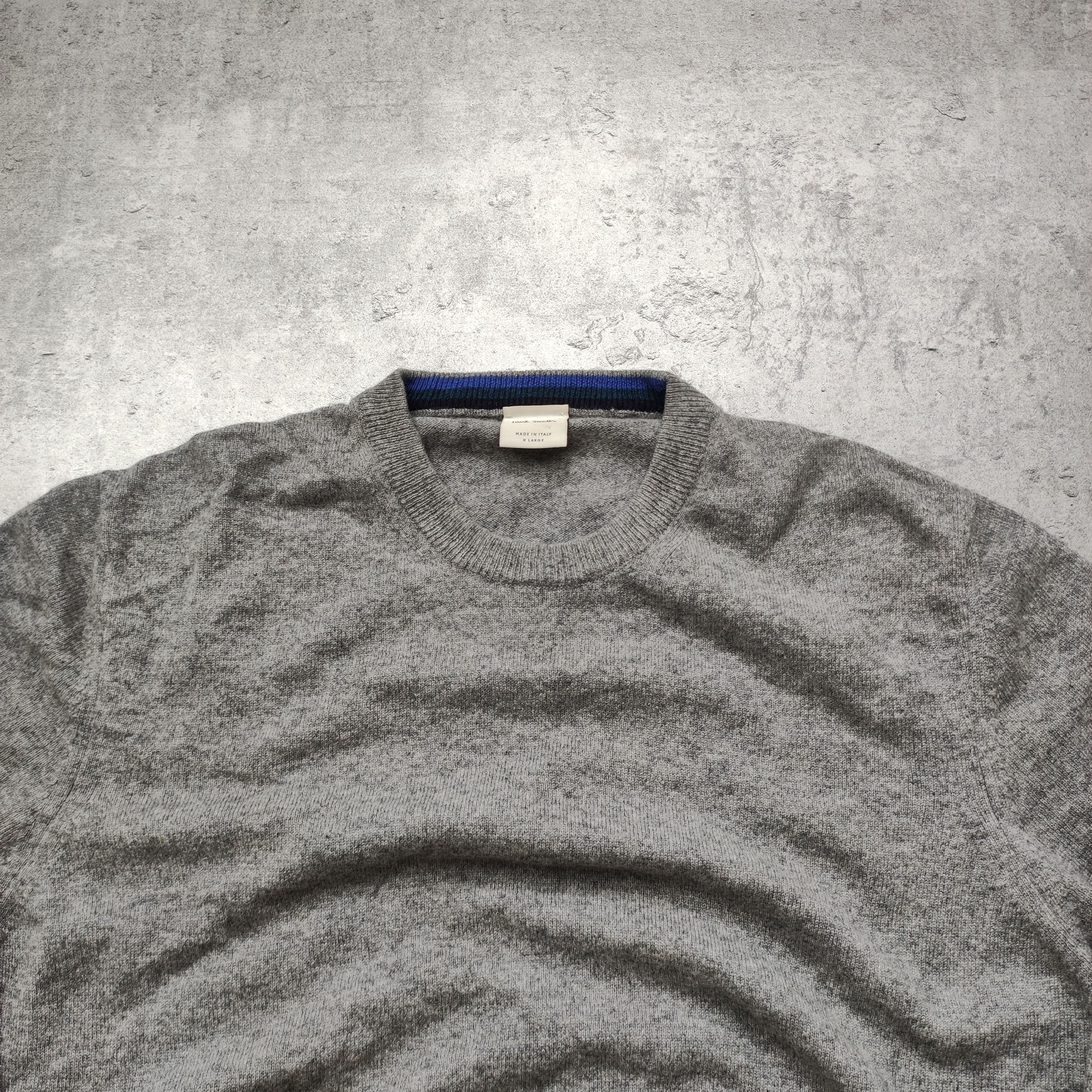 Paul Smith Paul Smith Classic Gray 100% Cashmeree Wool Sweater Size US XL / EU 56 / 4 - 4 Thumbnail