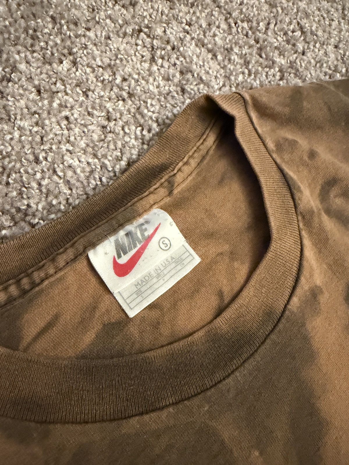 Nike Vintage Brown Nike Tie-Dye Shirt Size S / US 4 / IT 40 - 3 Thumbnail