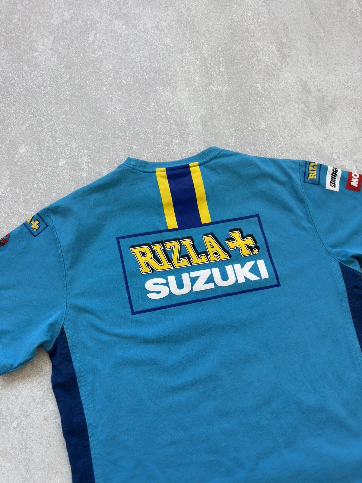 NASCAR Vintage Suzuki Rizla Motorcycle Racing Tee T-Shirt Rare Blue Size US XXL / EU 58 / 5 - 10 Thumbnail