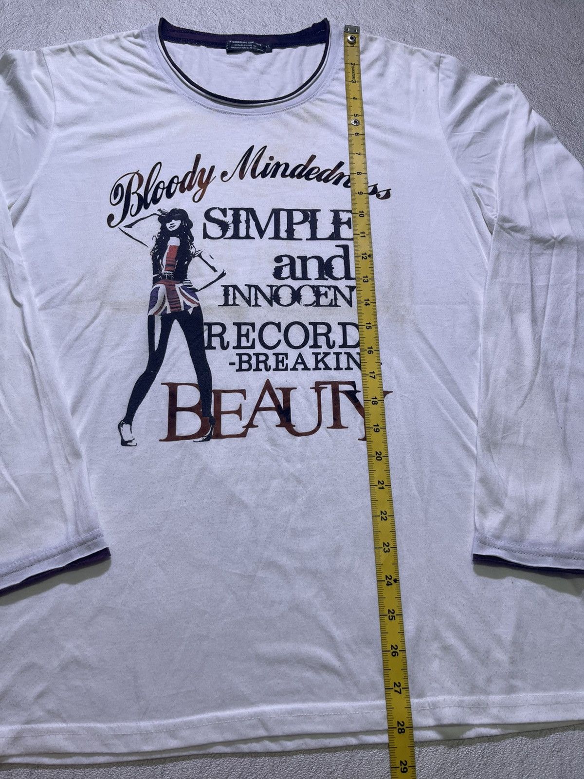 Japanese Brand Y2K ESTABLISHED long sleeve tshirt Size US L / EU 52-54 / 3 - 7 Thumbnail