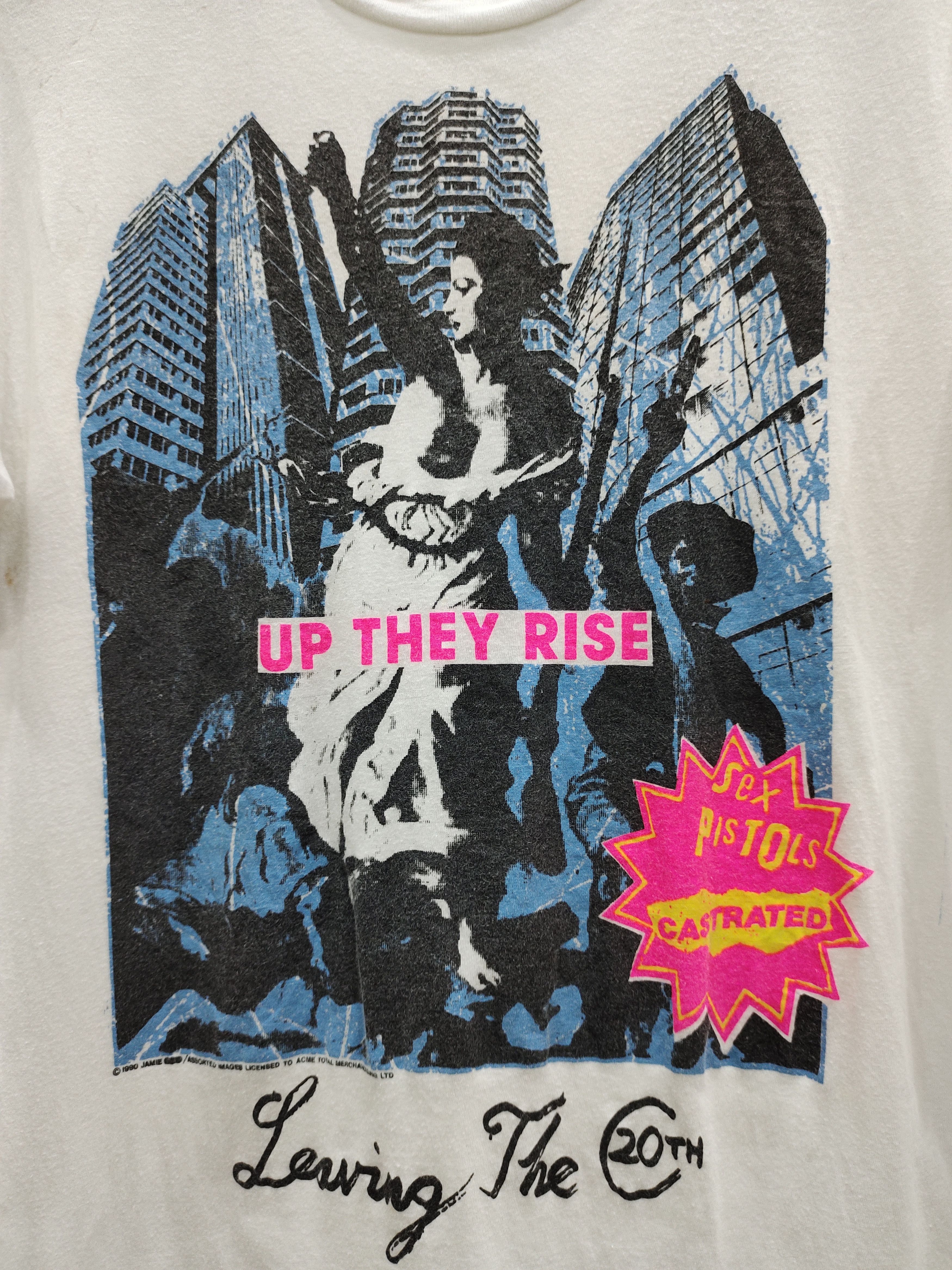 Band Tees 💥 Vintage 1990 Jamie Reid Sex Pistols Rare Tee Size US M / EU 48-50 / 2 - 3 Thumbnail