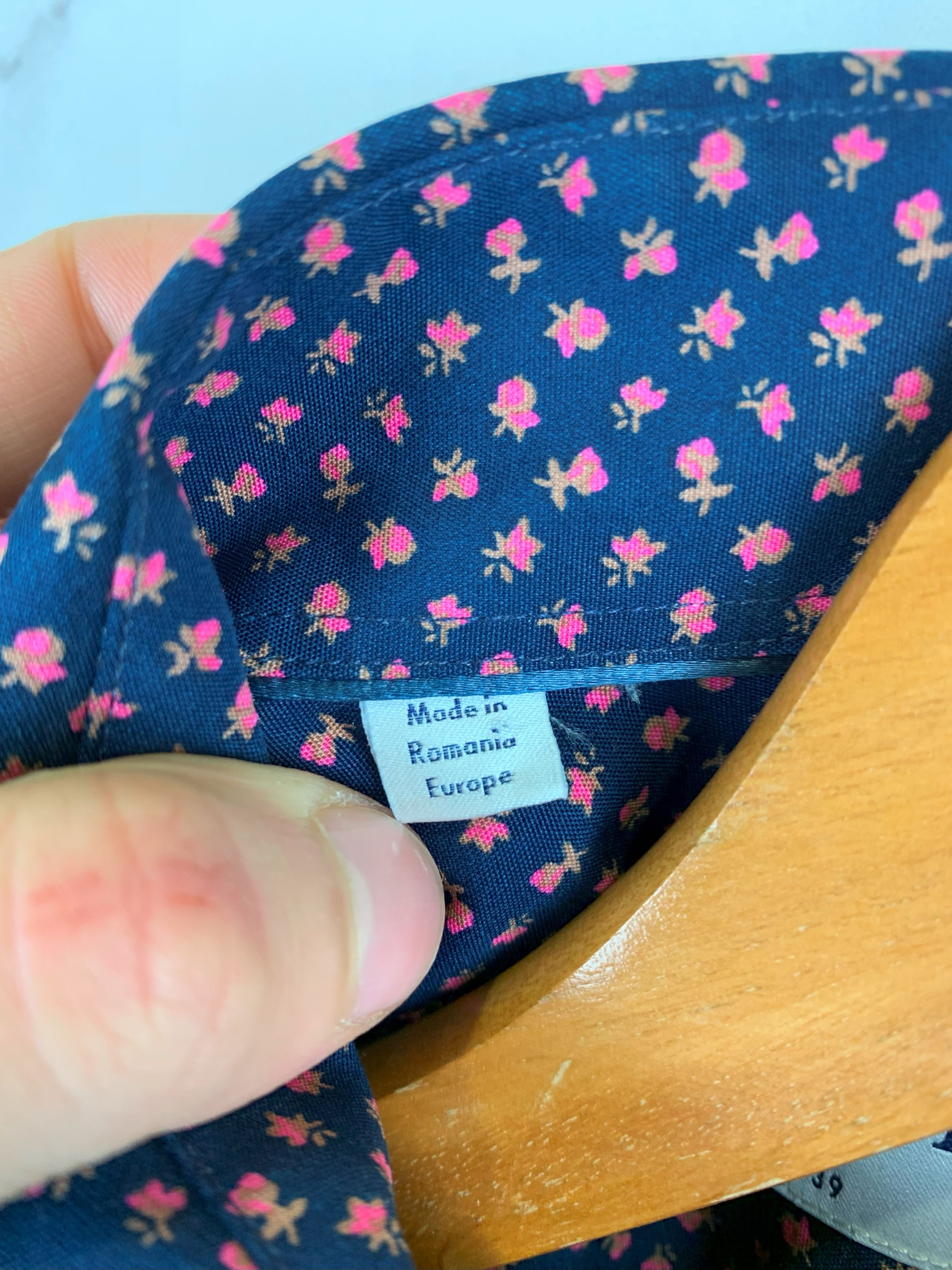 Eton ETON Shirt Mini Flower Pattern Slim Fit Size M Size US M / EU 48-50 / 2 - 9 Thumbnail