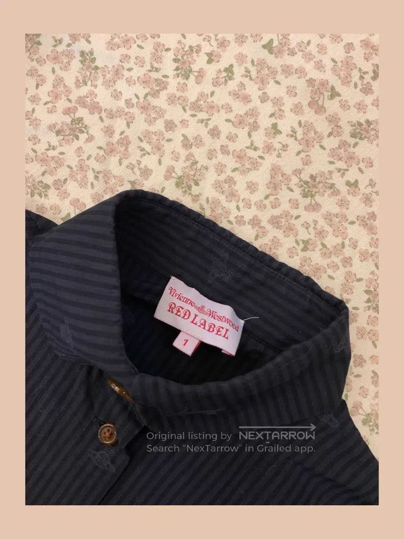 Vivienne Westwood Vivienne Westwood Striped and full-print long-sleeve shirt Size S / US 4 / IT 40 - 3 Thumbnail