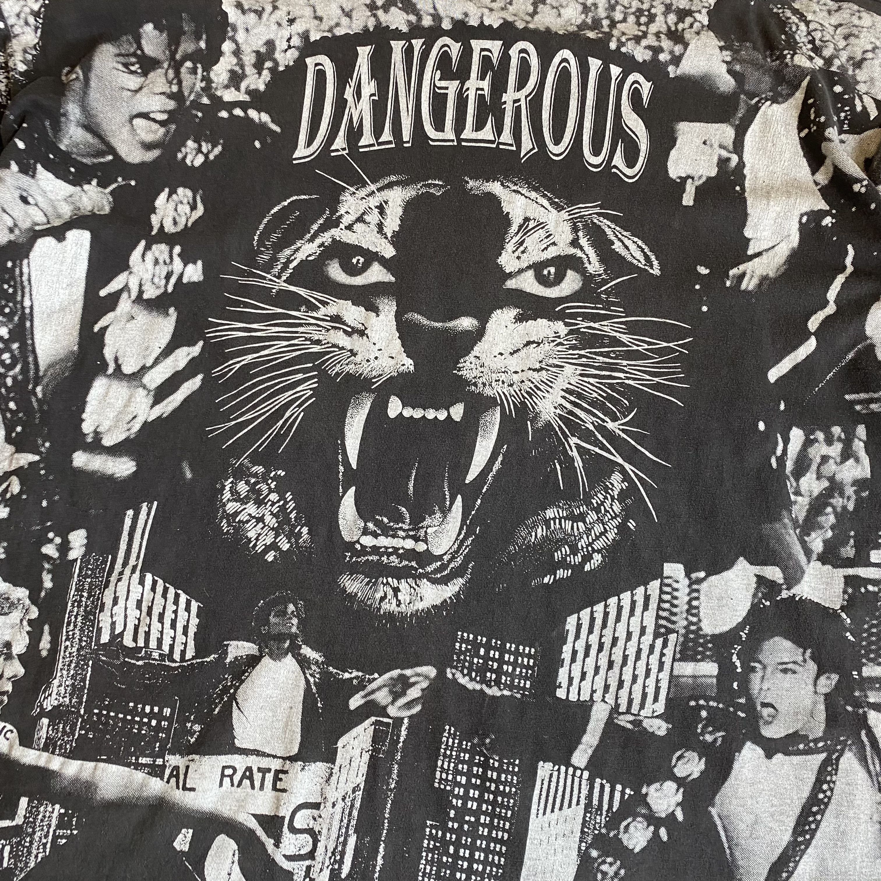 Band Tees Michael Jackson 90's Dangerous All Over Print Tee Size US XL / EU 56 / 4 - 5 Thumbnail