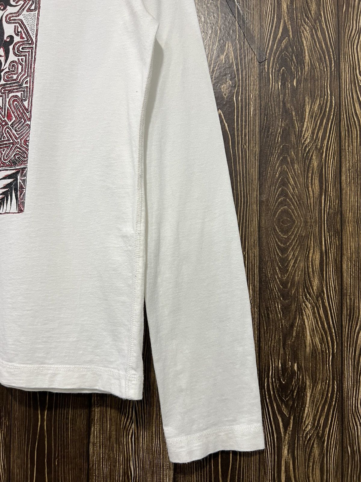 Jean Paul Gaultier Vintage Jean Paul Gaultier Homme Tribal Longsleeve Tshirt Size US S / EU 44-46 / 1 - 4 Thumbnail