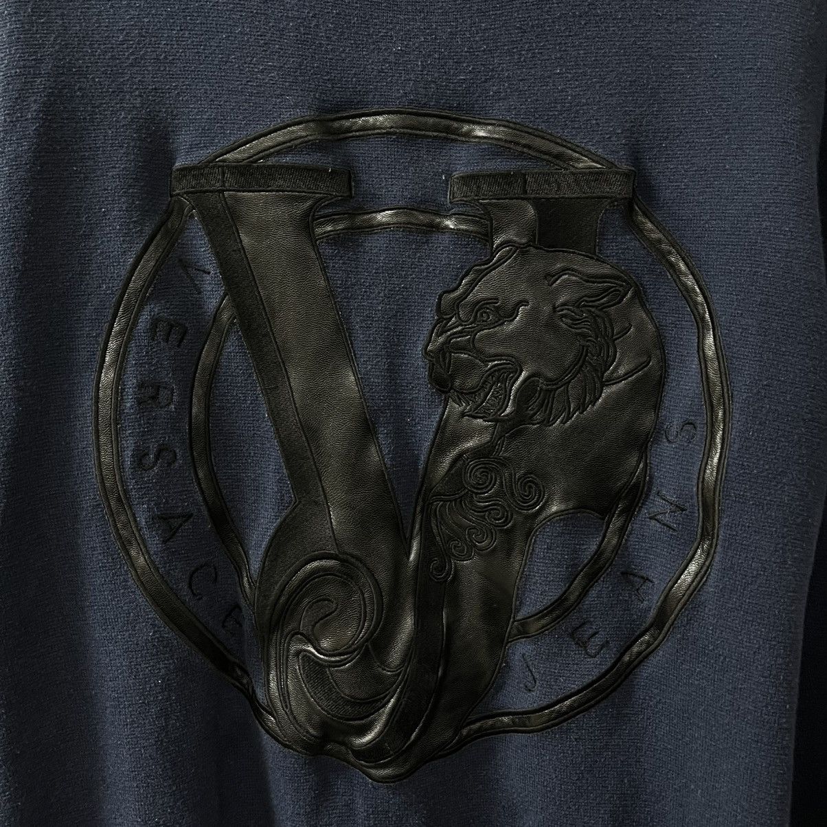 Versace Versace Jeans Big Logo Sweatshirt Size US L / EU 52-54 / 3 - 5 Thumbnail