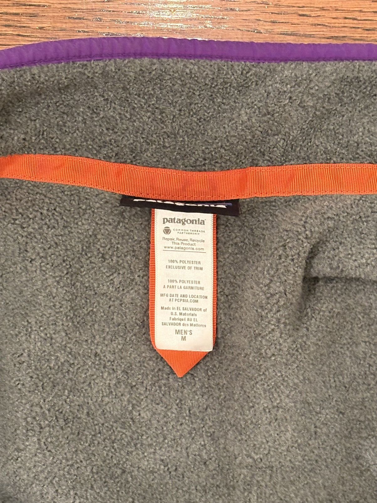 Patagonia Vest in Gray with Purple Accents Size US M / EU 48-50 / 2 - 5 Thumbnail