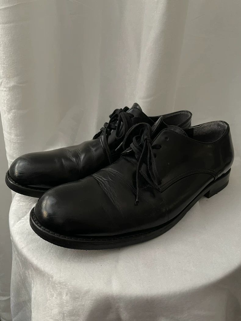 Junya Watanabe Junya Watanabe Black leather shoes Size US 6 / EU 39 - 1 Thumbnail