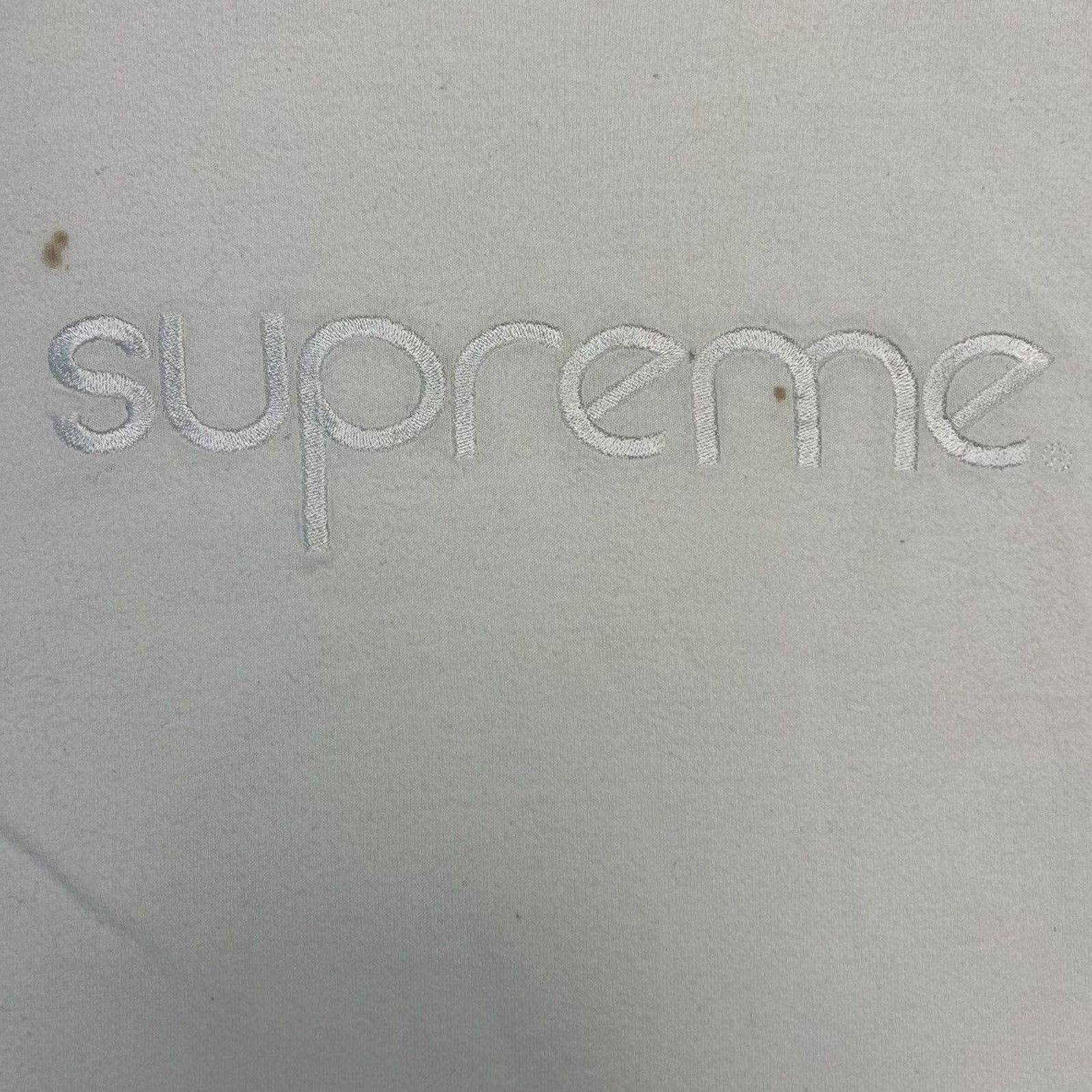 Supreme 2016 Supreme Tonal Embroidered Tee Medium Distressed T Shirt Size US M / EU 48-50 / 2 - 2 Thumbnail