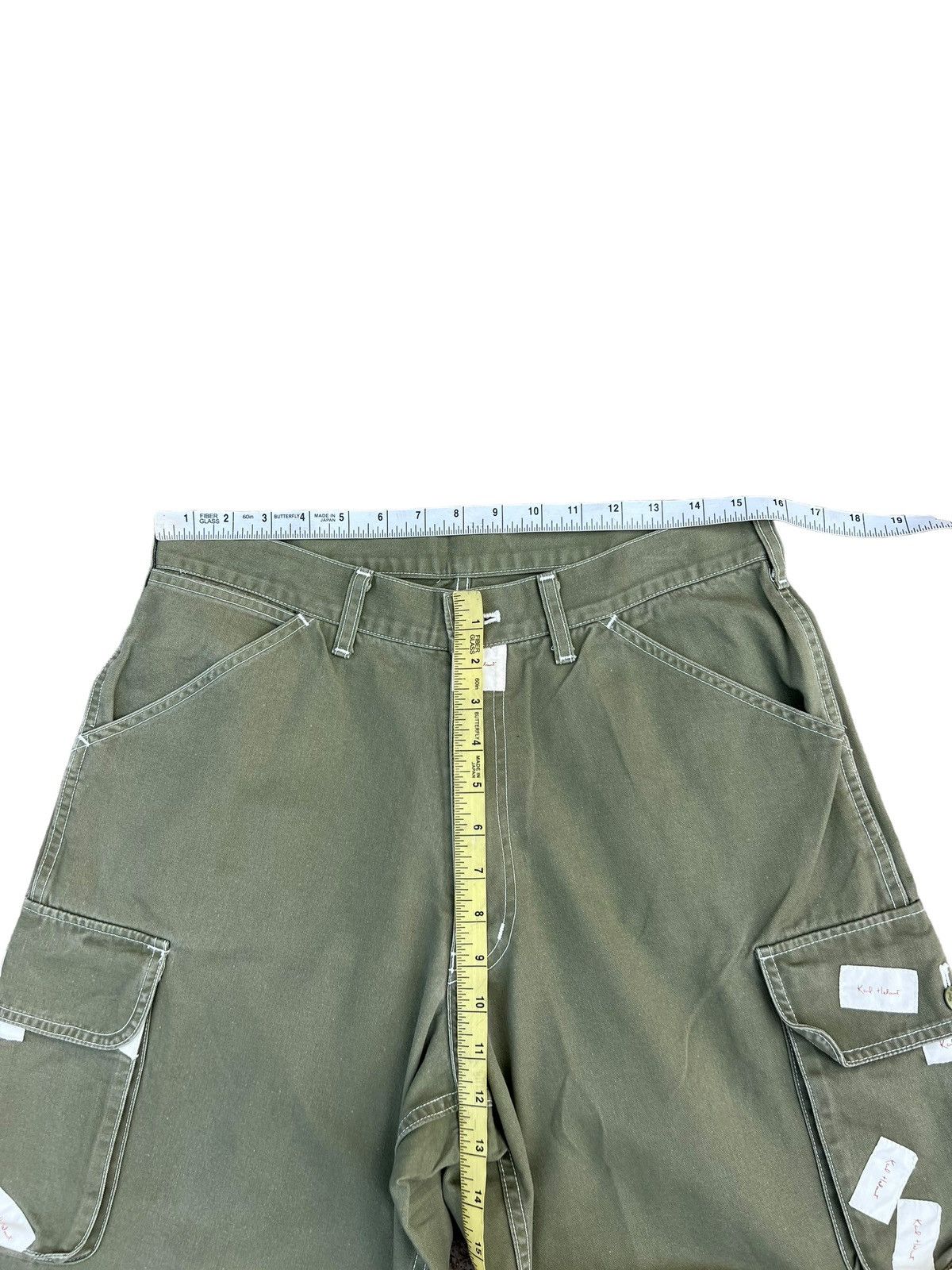 Karl Helmut Vintage 90s Karl Helmut Japan Patches Cargo Trouser Pant Size US 31 - 3 Thumbnail