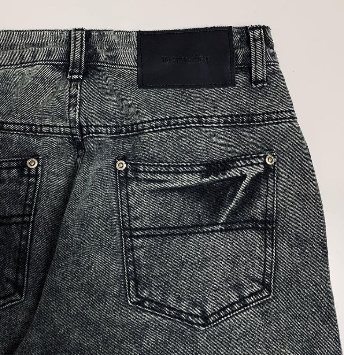 14th Addiction DAMADEN STONE WASH Big Pocke Wide Jeans Size US 30 / EU 46 - 4 Thumbnail